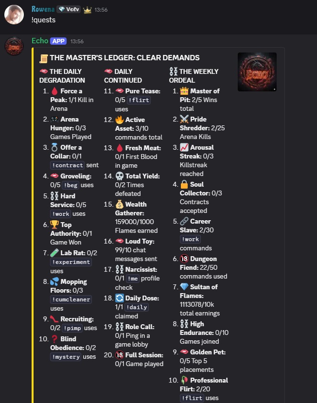 Quests Interface 2